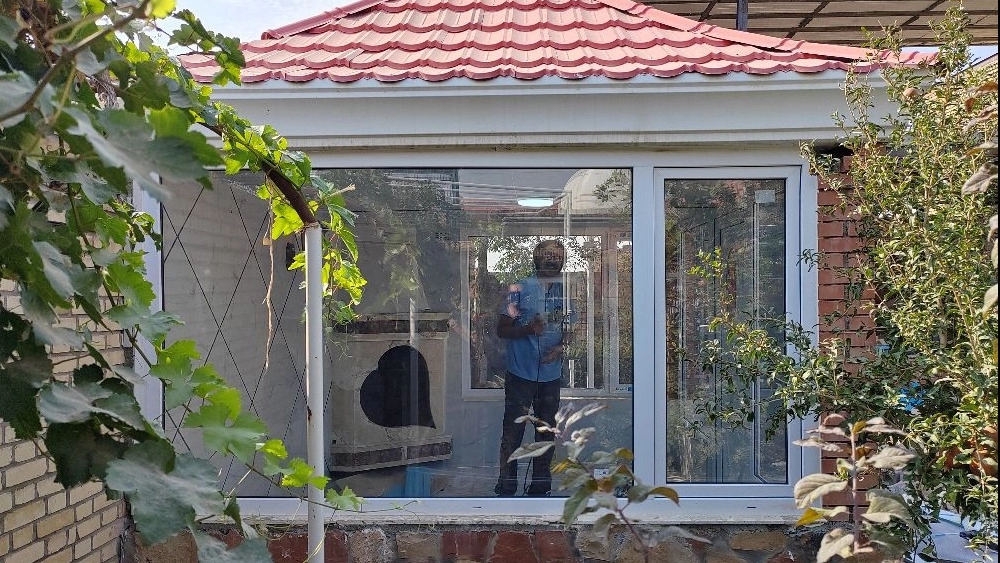 ساخت درب و پنجره upvc دو جداره برای آلاچیق ها